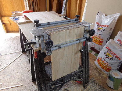 Setup for cutting dovetails with Porter Cable jig